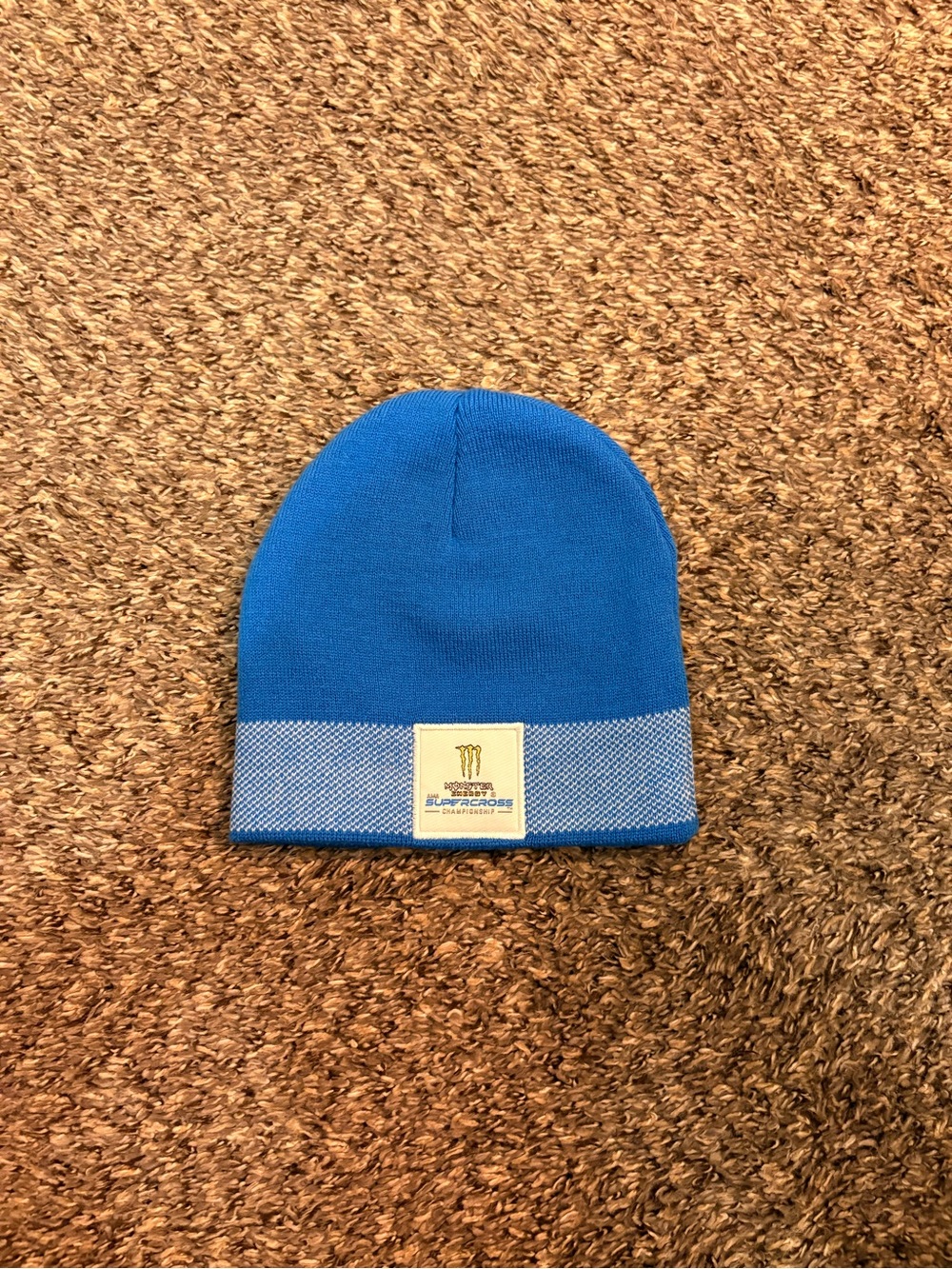 Monster Energy Blue Knit Beanie